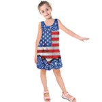 Usa-map-and-flag-on-cement-wall-texture-background-design-1591646654pet Kids  Sleeveless Dress