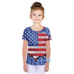 Usa-map-and-flag-on-cement-wall-texture-background-design-1591646654pet Kids  One Piece Tee