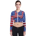 Usa-map-and-flag-on-cement-wall-texture-background-design-1591646654pet Long Sleeve Zip Up Bomber Jacket