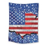 Usa-map-and-flag-on-cement-wall-texture-background-design-1591646654pet Medium Tapestry