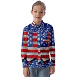 Usa-map-and-flag-on-cement-wall-texture-background-design-1591646654pet Kids  Long Sleeve Shirt