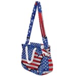 Usa-map-and-flag-on-cement-wall-texture-background-design-1591646654pet Rope Handles Shoulder Strap Bag