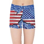 Usa-map-and-flag-on-cement-wall-texture-background-design-1591646654pet Kids  Sports Shorts