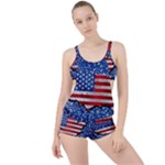 Usa-map-and-flag-on-cement-wall-texture-background-design-1591646654pet Boyleg Tankini Set 