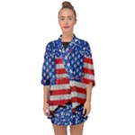 Usa-map-and-flag-on-cement-wall-texture-background-design-1591646654pet Half Sleeve Chiffon Kimono