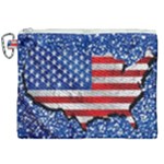 Usa-map-and-flag-on-cement-wall-texture-background-design-1591646654pet Canvas Cosmetic Bag (XXL)