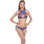 Usa-map-and-flag-on-cement-wall-texture-background-design-1591646654pet Cross Front Halter Bikini Set