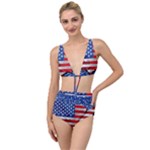 Usa-map-and-flag-on-cement-wall-texture-background-design-1591646654pet Tied Up Two Piece Swimsuit