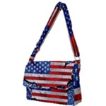 Usa-map-and-flag-on-cement-wall-texture-background-design-1591646654pet Full Print Messenger Bag (S)