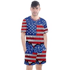 Men s Mesh T-Shirt and Shorts Set 