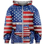 Usa-map-and-flag-on-cement-wall-texture-background-design-1591646654pet Kids  Zipper Hoodie Without Drawstring