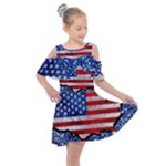 Usa-map-and-flag-on-cement-wall-texture-background-design-1591646654pet Kids  Shoulder Cutout Chiffon Dress