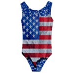 Usa-map-and-flag-on-cement-wall-texture-background-design-1591646654pet Kids  Cut-Out Back One Piece Swimsuit