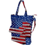 Usa-map-and-flag-on-cement-wall-texture-background-design-1591646654pet Shoulder Tote Bag