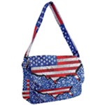 Usa-map-and-flag-on-cement-wall-texture-background-design-1591646654pet Courier Bag