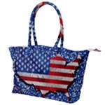 Usa-map-and-flag-on-cement-wall-texture-background-design-1591646654pet Canvas Shoulder Bag