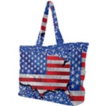 Usa-map-and-flag-on-cement-wall-texture-background-design-1591646654pet Simple Shoulder Bag