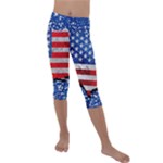 Usa-map-and-flag-on-cement-wall-texture-background-design-1591646654pet Kids  Lightweight Velour Capri Leggings 