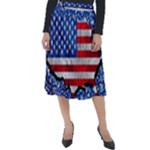 Usa-map-and-flag-on-cement-wall-texture-background-design-1591646654pet Classic Velour Midi Skirt 