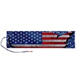 Usa-map-and-flag-on-cement-wall-texture-background-design-1591646654pet Roll Up Canvas Pencil Holder (L)