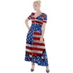 Usa-map-and-flag-on-cement-wall-texture-background-design-1591646654pet Button Up Short Sleeve Maxi Dress