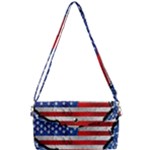 Usa-map-and-flag-on-cement-wall-texture-background-design-1591646654pet Removable Strap Clutch Bag