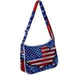 Usa-map-and-flag-on-cement-wall-texture-background-design-1591646654pet Zip Up Shoulder Bag