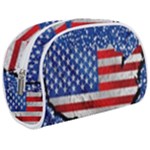 Usa-map-and-flag-on-cement-wall-texture-background-design-1591646654pet Make Up Case (Medium)