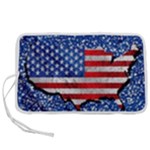 Usa-map-and-flag-on-cement-wall-texture-background-design-1591646654pet Pen Storage Case (S)