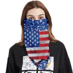 Usa-map-and-flag-on-cement-wall-texture-background-design-1591646654pet Face Covering Bandana (Triangle)