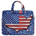 Usa-map-and-flag-on-cement-wall-texture-background-design-1591646654pet MacBook Pro Double Pocket Laptop Bag (Large)