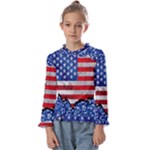 Usa-map-and-flag-on-cement-wall-texture-background-design-1591646654pet Kids  Frill Detail Tee