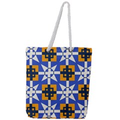 Full Print Rope Handle Tote (Large) 