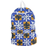 Shapes on a blue background                                                       Foldable Lightweight Backpack