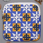 Shapes on a blue background                                                           Mini Square Pouch