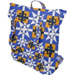 Shapes on a blue background                                                           Buckle Up Backpack