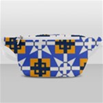 Shapes on a blue background                                                       Waist Bag