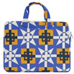 Shapes on a blue background                                                       MacBook Pro Double Pocket Laptop Bag