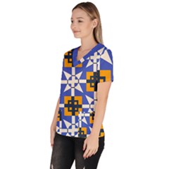 Women s V-Neck Scrub Top 