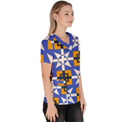 Women s V-Neck Scrub Top 