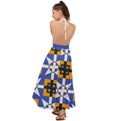 Backless Maxi Beach Dress 