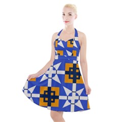 Halter Party Swing Dress  