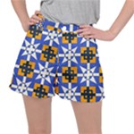 Shapes on a blue background                                                          Stretch Ripstop Shorts