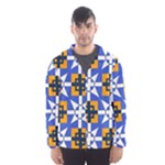 Shapes on a blue background                                                           Mesh Lined Wind Breaker (Men)