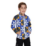 Shapes on a blue background                                                           Wind Breaker (Kids)