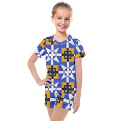 Kids  Mesh T-Shirt and Shorts Set 