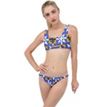 Shapes on a blue background                                                          The Little Details Bikini Set