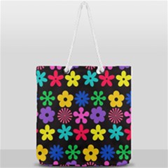 Full Print Rope Handle Tote (Large) 