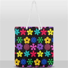 Full Print Rope Handle Tote (Large) 