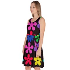 Knee Length Skater Dress With Pockets 